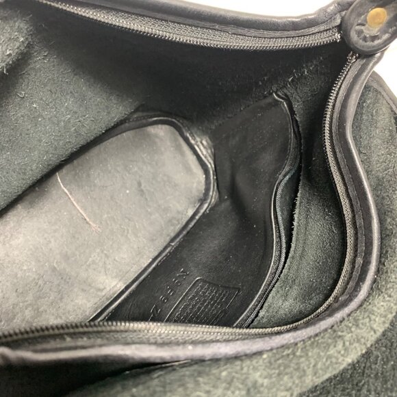 Vintage COACH Soho Fletcher 4150 Black Leather Zip Top Buckle Crossbody Bag 1999 - Picture 14 of 16